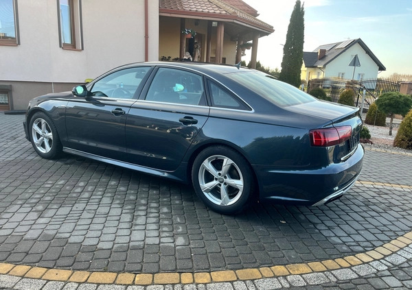 Audi A6 cena 75500 przebieg: 216000, rok produkcji 2015 z Siedlce małe 211